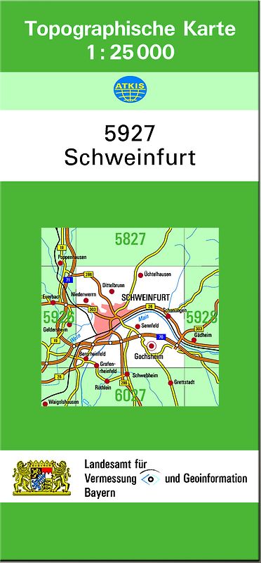 TK25 5927 Schweinfurt