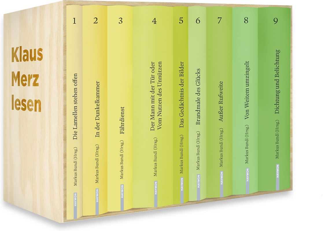 Klaus Merz. Werkausgabe in neun Bänden