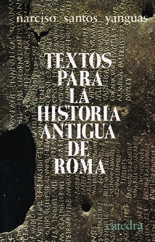 Textos para la historia antigua de Roma