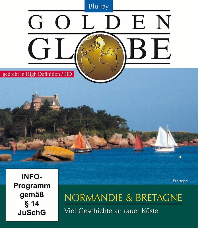 Normandie und Bretagne Viel Geschichte an rauer Küste; Reihe: Golden Globe (Blu-ray) - Länge: ca. 120 Minuten Blu-ray Disc