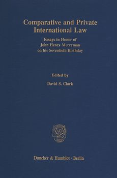Comparative and Private International Law.