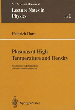 Plasmas at High Temperature and Density