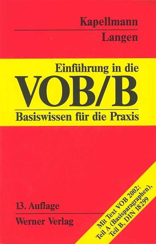 Einführung in die VOB/B