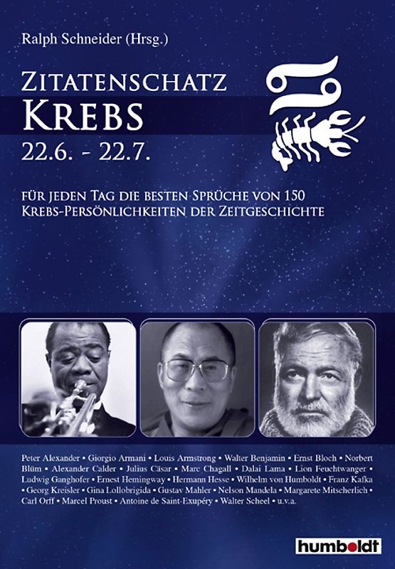 Zitatenschatz Krebs - 22.06.-22.07.