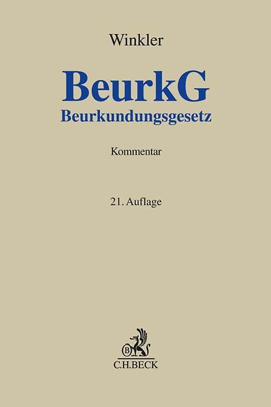 Beurkundungsgesetz. BeurkG