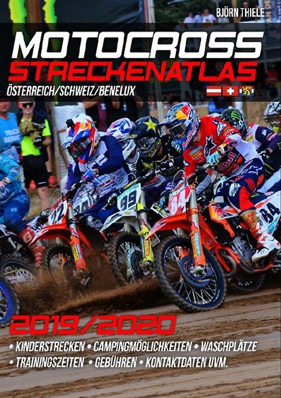 MX Streckenatlas Österreich / Schweiz / Benelux 2019/2020