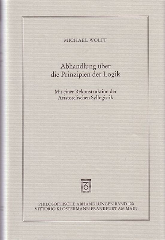 Abhandlung über die Prinzipien der Logik