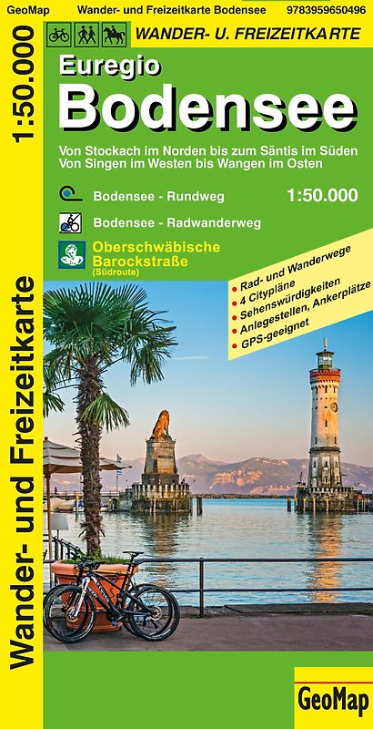 Euregio Bodensee Wander- und Freizeitkarte