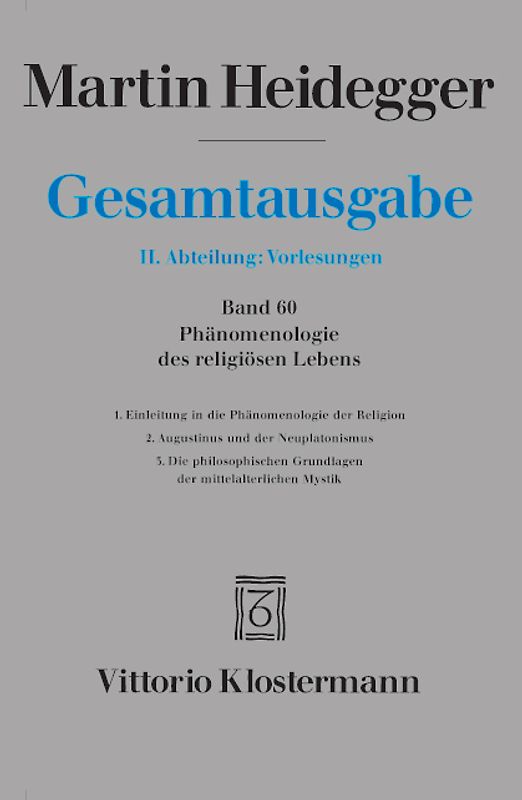 Phänomenologie des religiösen Lebens