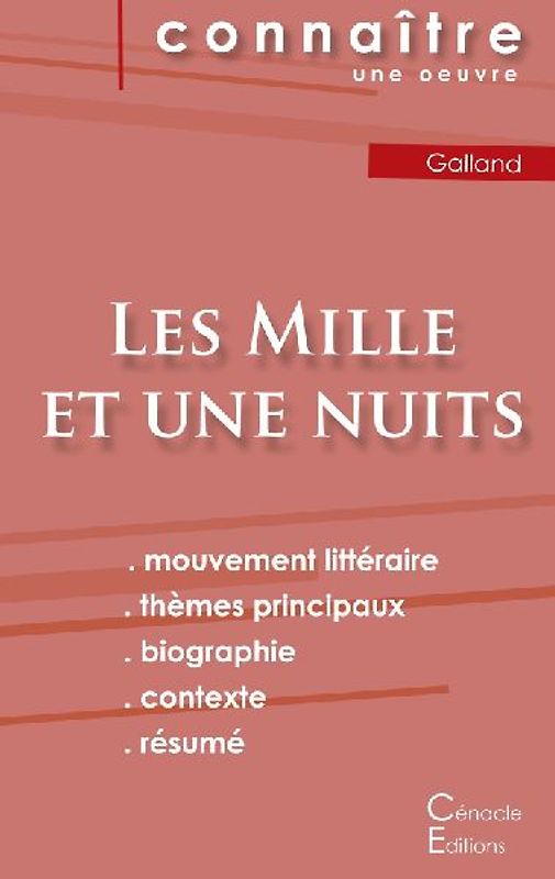 Fiche de lecture Les Mille et une nuits (Analyse littéraire de référence et résumé complet)