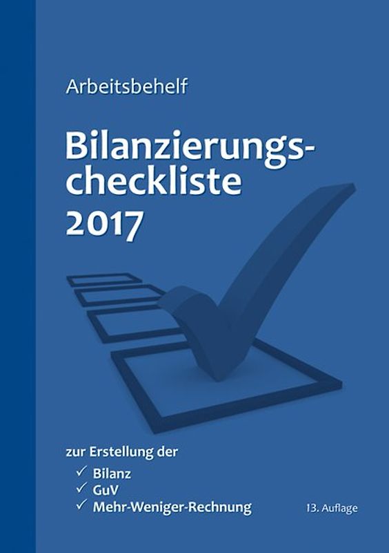 Bilanzierungscheckliste 2017