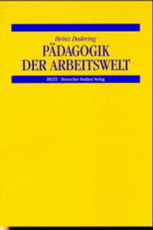 Pädagogik der Arbeitswelt