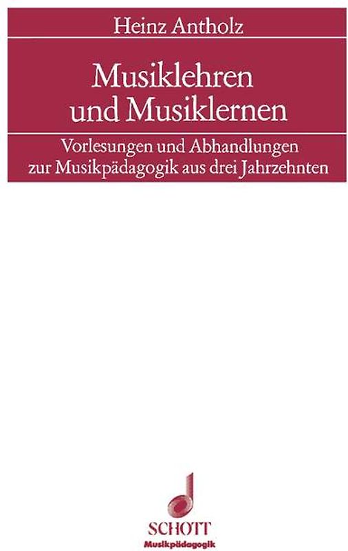 Musiklehren und Musiklernen
