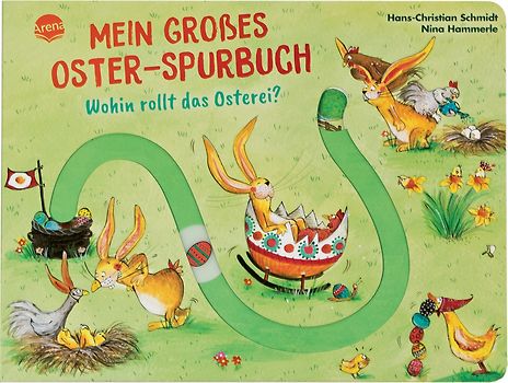 Mein großes Oster-Spurbuch. Wohin rollt das Osterei?