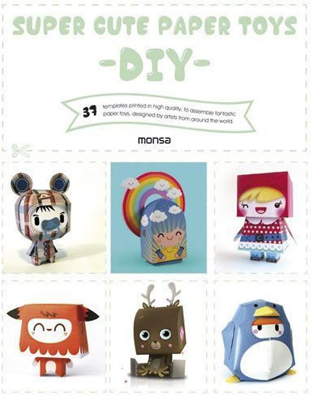 Super Cute Paper Toys - DIY