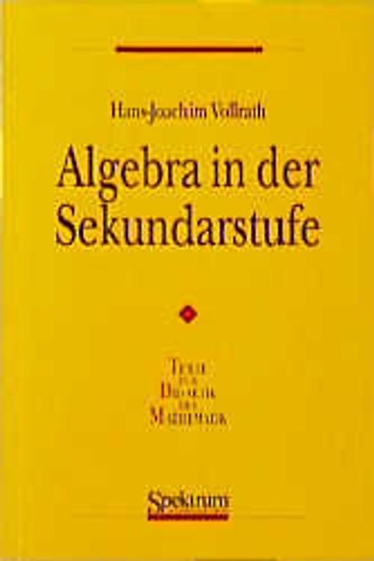 Algebra in der Sekundarstufe