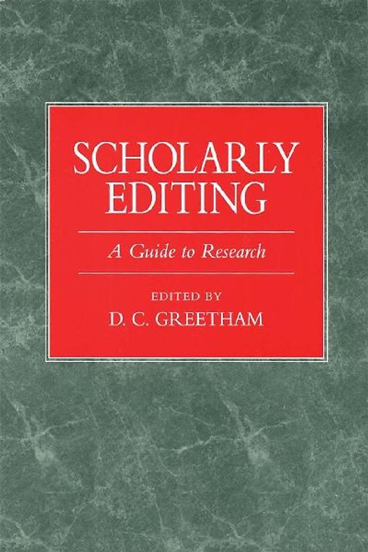 Scholarly Editing