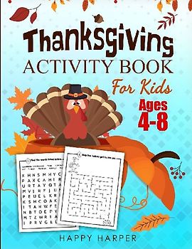 Thanksgiving Activity Book For Kids