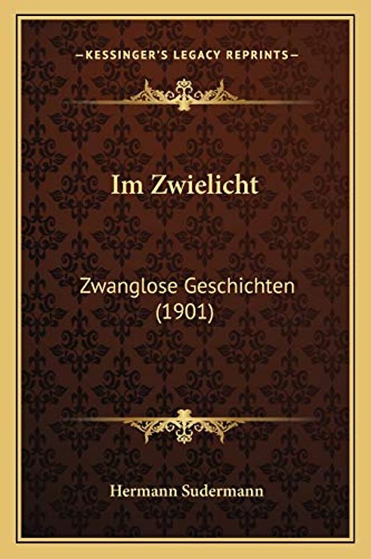 Im Zwielicht: Zwanglose Geschichten (1901)