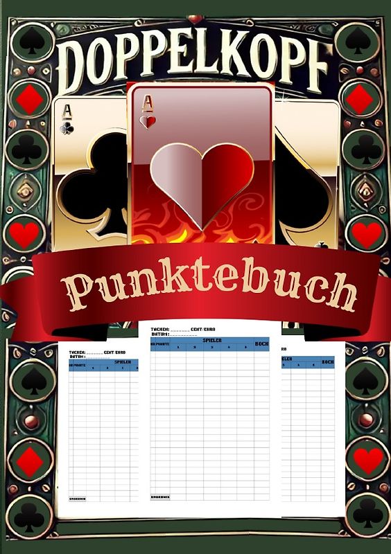 Doppelkopf Punkteheft