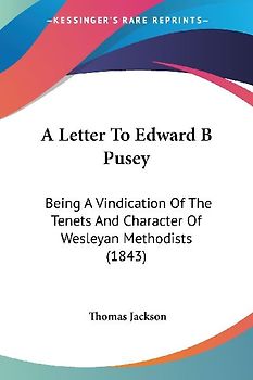 A Letter To Edward B Pusey