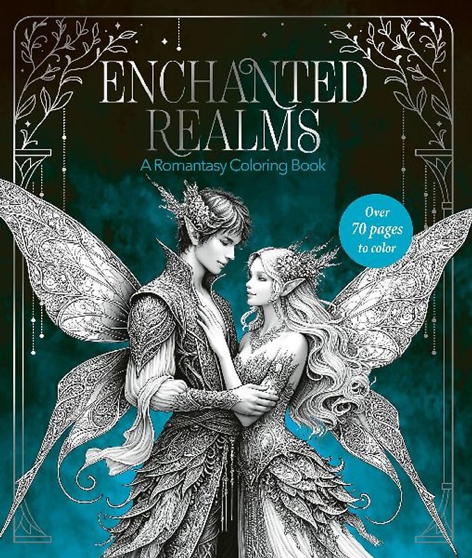 Enchanted Realms: A Romantasy Coloring Book