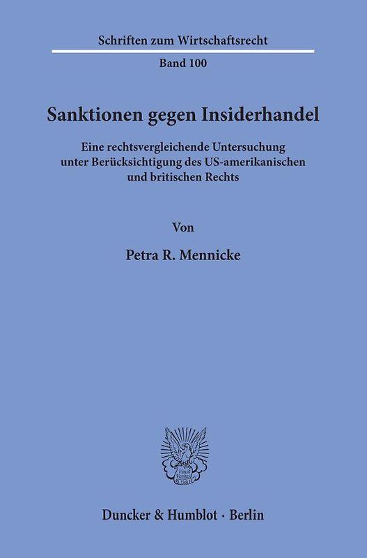 Sanktionen gegen Insiderhandel.