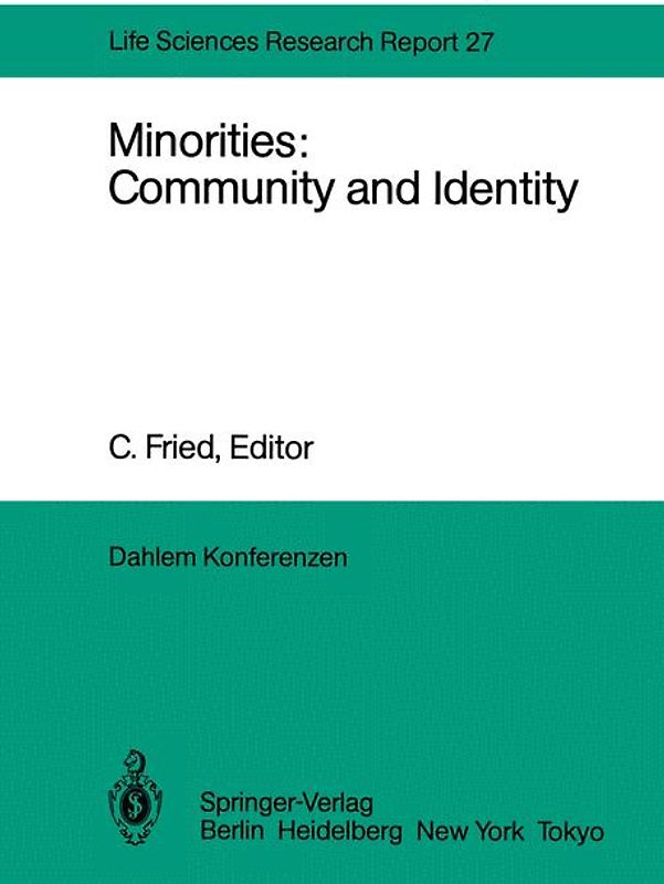 Minorities: Community and Identity