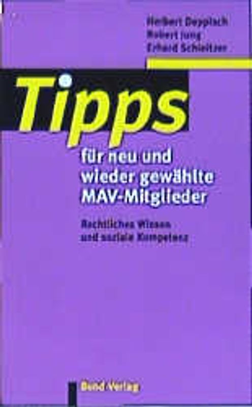 Tipps für neu- und wiedergewählte MAV-Mitglieder