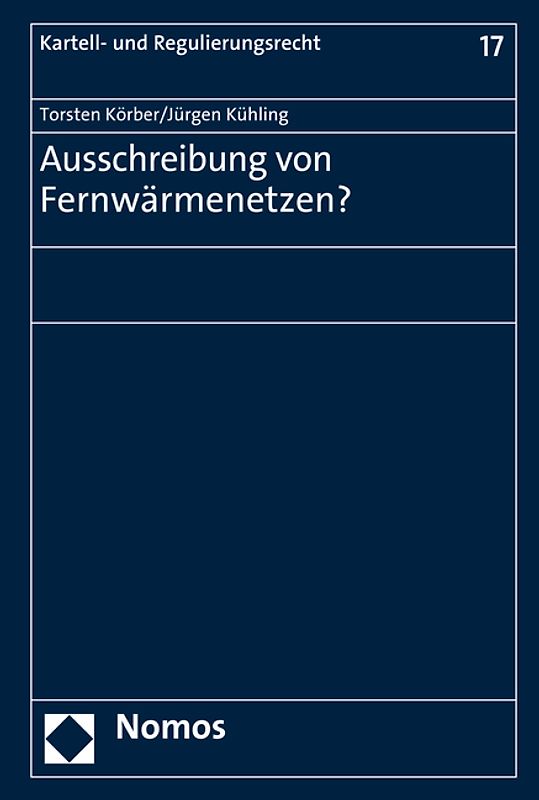 Ausschreibung von Fernwärmenetzen?