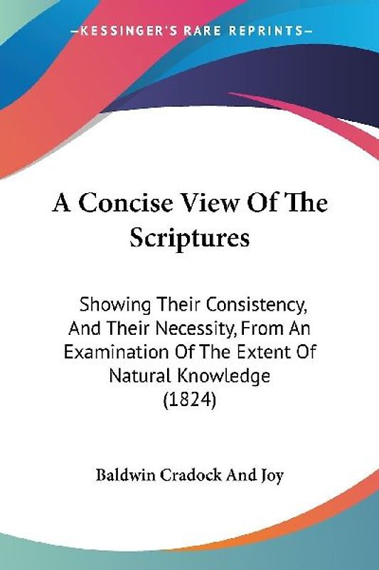 A Concise View Of The Scriptures