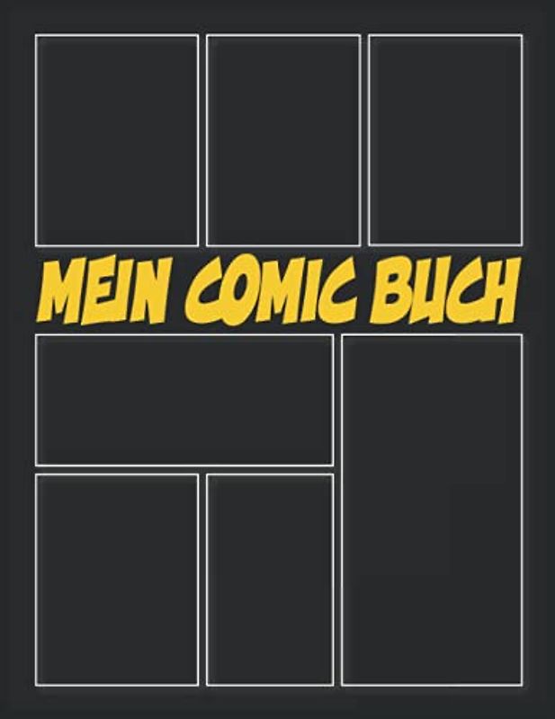 Comic Selber Machen 100 Vorlagen für comic zeichnen lernen kinder: Comic Selber Zeichnen Blanko Buch Geschenk für Comic Fan, Erwachsene & Kinder (Comic Papier)