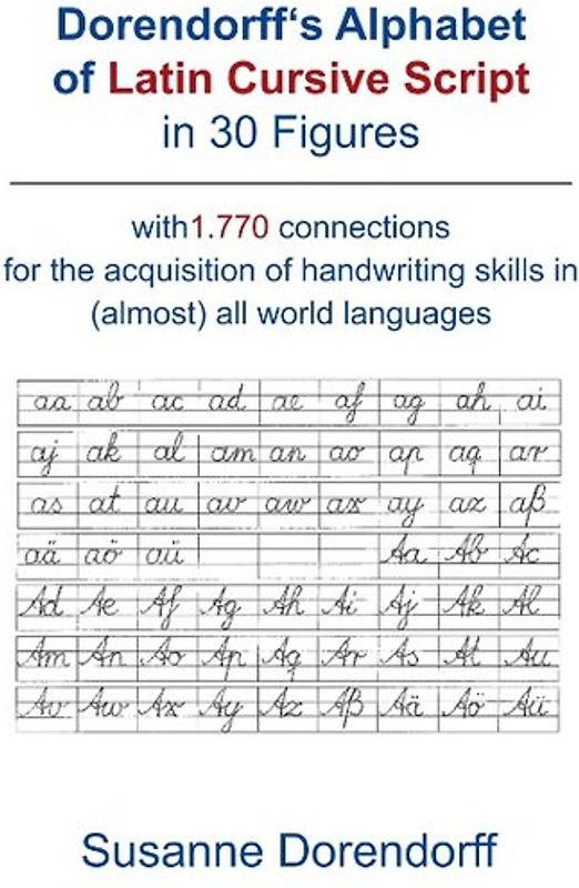 Dorendorff 's Alphabet of Latin Cursive Script in Figures