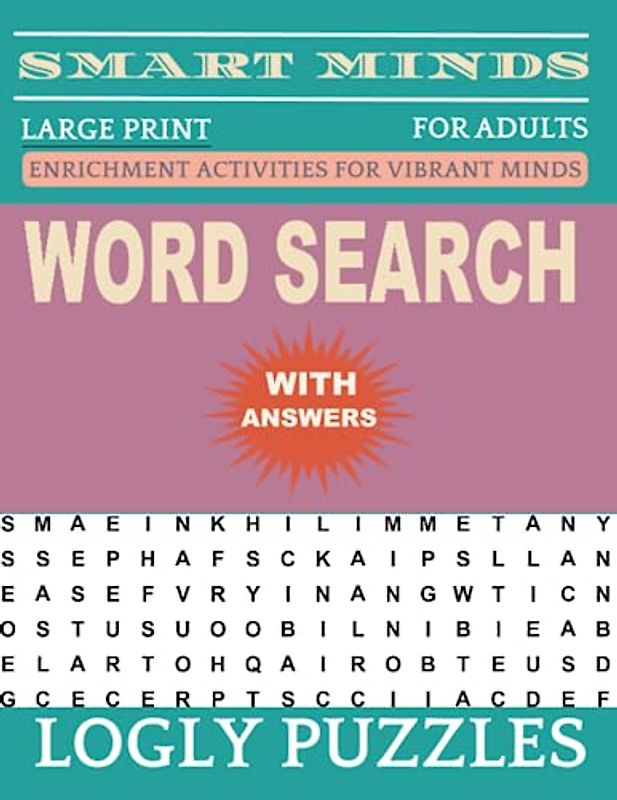 Word Search Book Large Print for Adults: 2400+ words New Fun and Relaxing Puzzles Book for Adults & Seniors with Answers Key