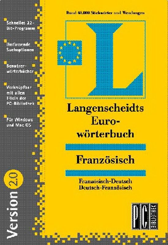 Eurowörterbuch Französisch - Version 2.0 MacOS