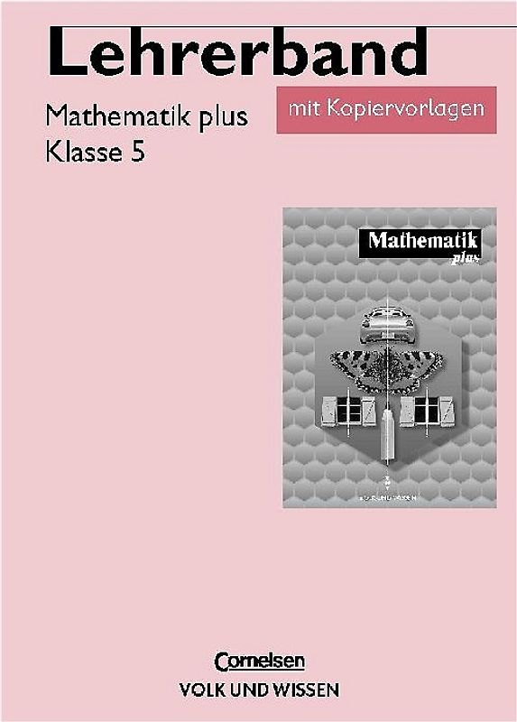 Mathematik plus. Lehrerband Klasse 5 (Euro-Ausgabe)