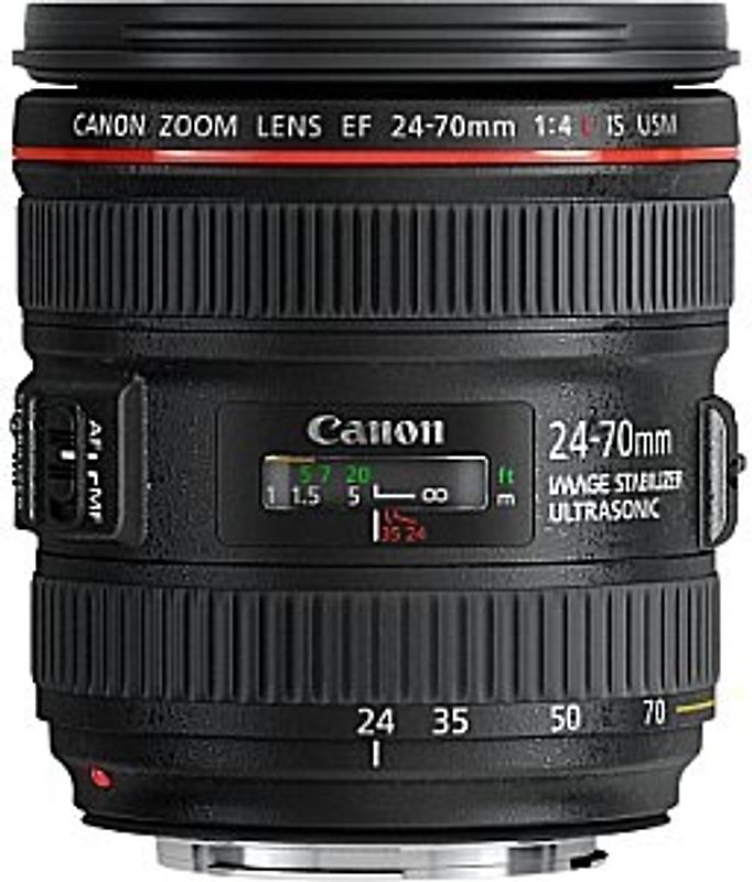 Canon EF 24-70 mm F4.0 IS L USM 77 mm Objectif (adapté à Canon EF) noir