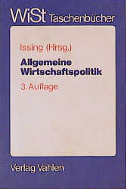 Allgemeine Wirtschaftspolitik