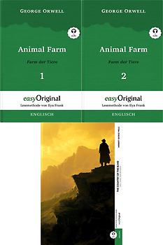 Orwell & Wells Meisterwerke (3 Bücher + Audio-Online) - Frank-Lesemethode - Kommentierte zweisprachige Ausgabe Englisch-Deutsch