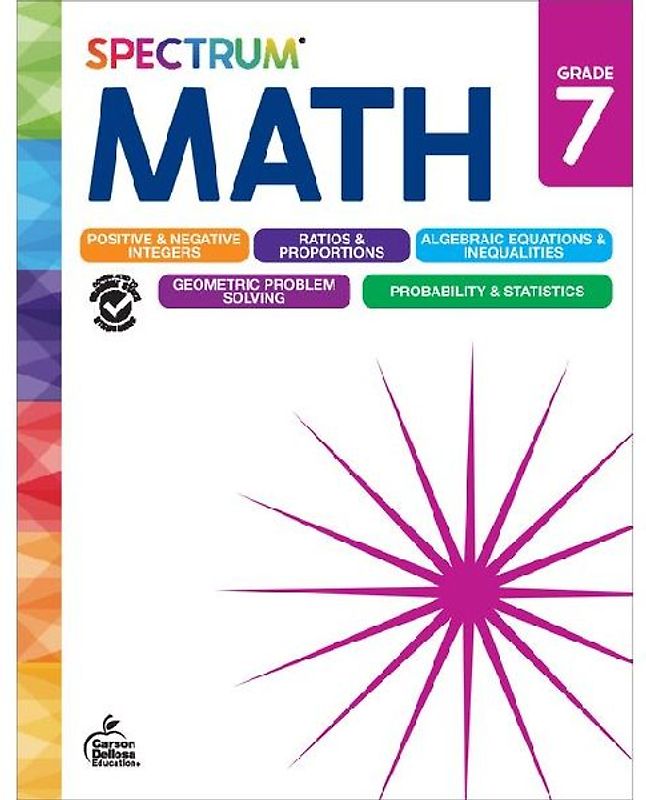 Spectrum Math Workbook, Grade 7