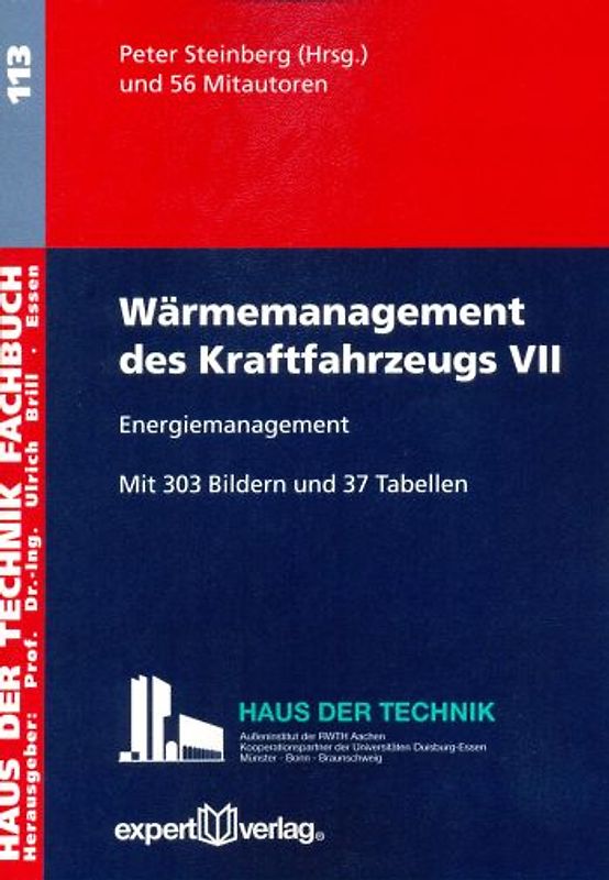 Wärmemanagement des Kraftfahrzeugs, VII: