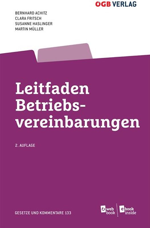 Leitfaden Betriebsvereinbarungen