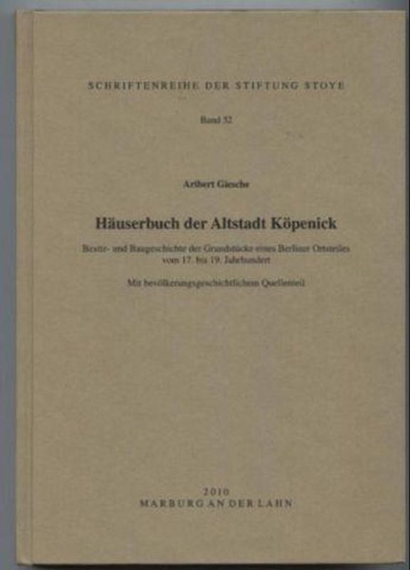 Häuserbuch der Altstadt Köpenick