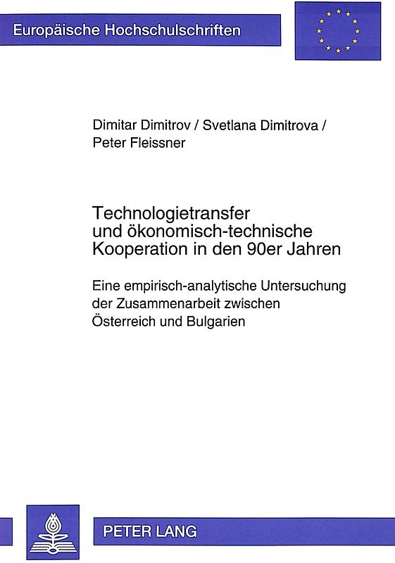 Technologietransfer und ökonomisch-technische Kooperation in den 90er Jahren