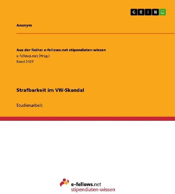 Strafbarkeit im VW-Skandal