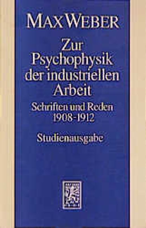 Max Weber-Studienausgabe