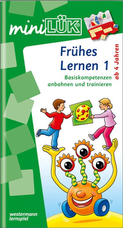 miniLÜK-Übungshefte / miniLÜK. Kindergarten / Kindergarten/Vorschule: Frühes Lernen 1