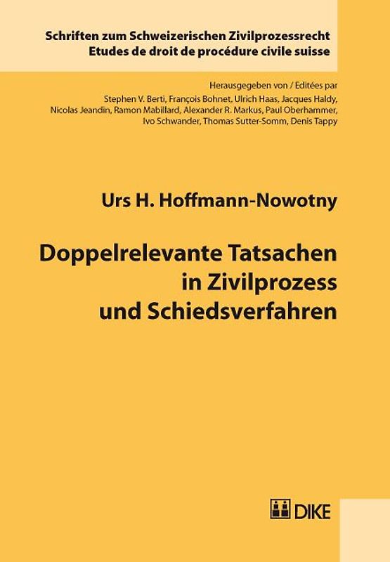Doppelrelevante Tatsachen in Zivilprozess und Schiedsverfahren
