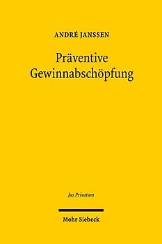 Präventive Gewinnabschöpfung