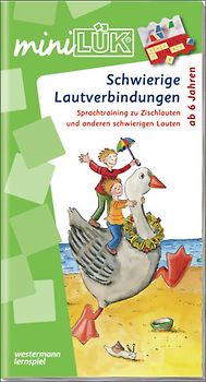 miniLÜK. Kindergarten / Vorschule / Schwierige Lautverbindungen: Sprachtraining zu Zischlauten und anderen schwierigen Lauten